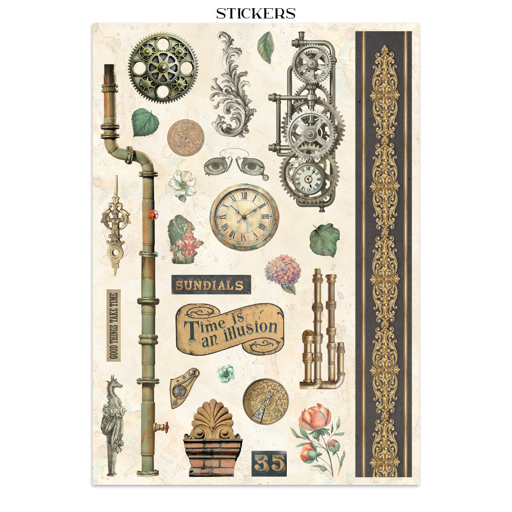 Junk Journal Gardens of time
