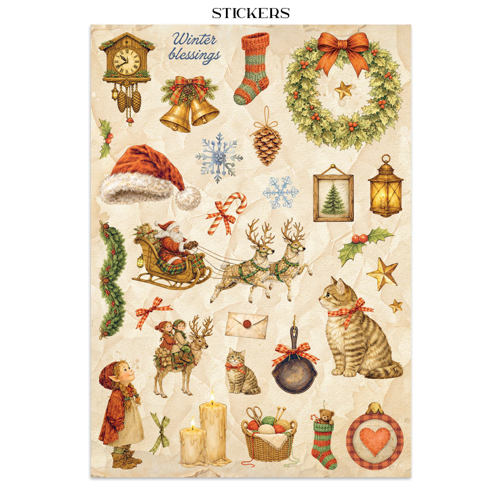 Junk journal Silent night