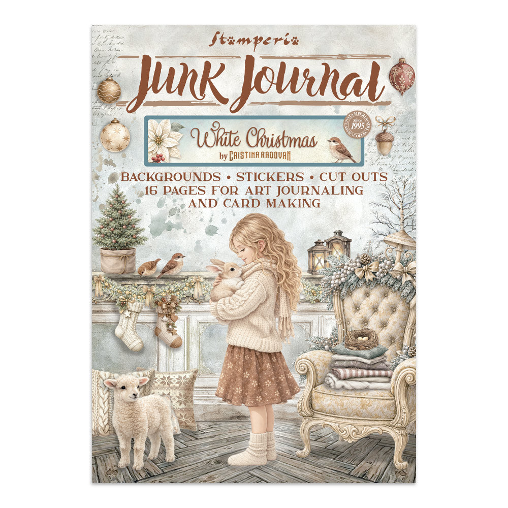 Junk journal White Christmas