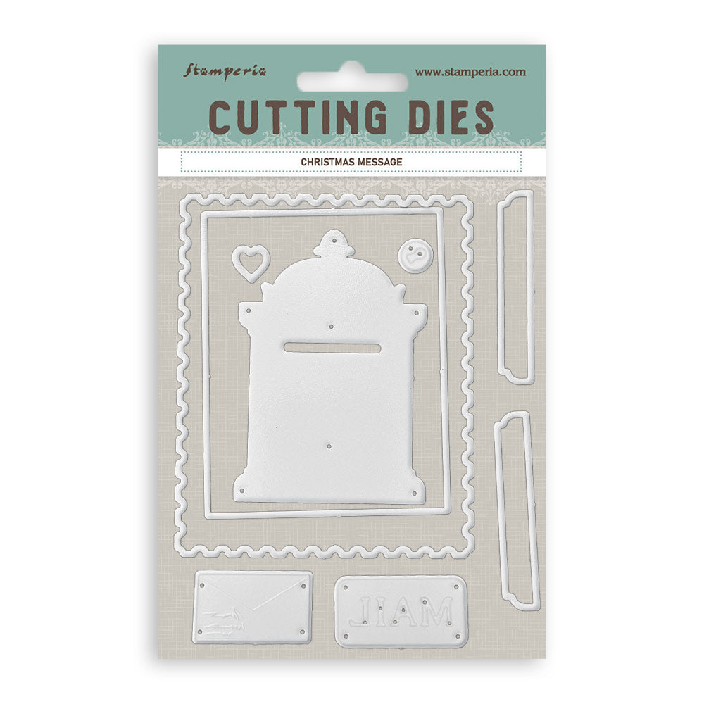 Cutting dies A6 Christmas Messaggio