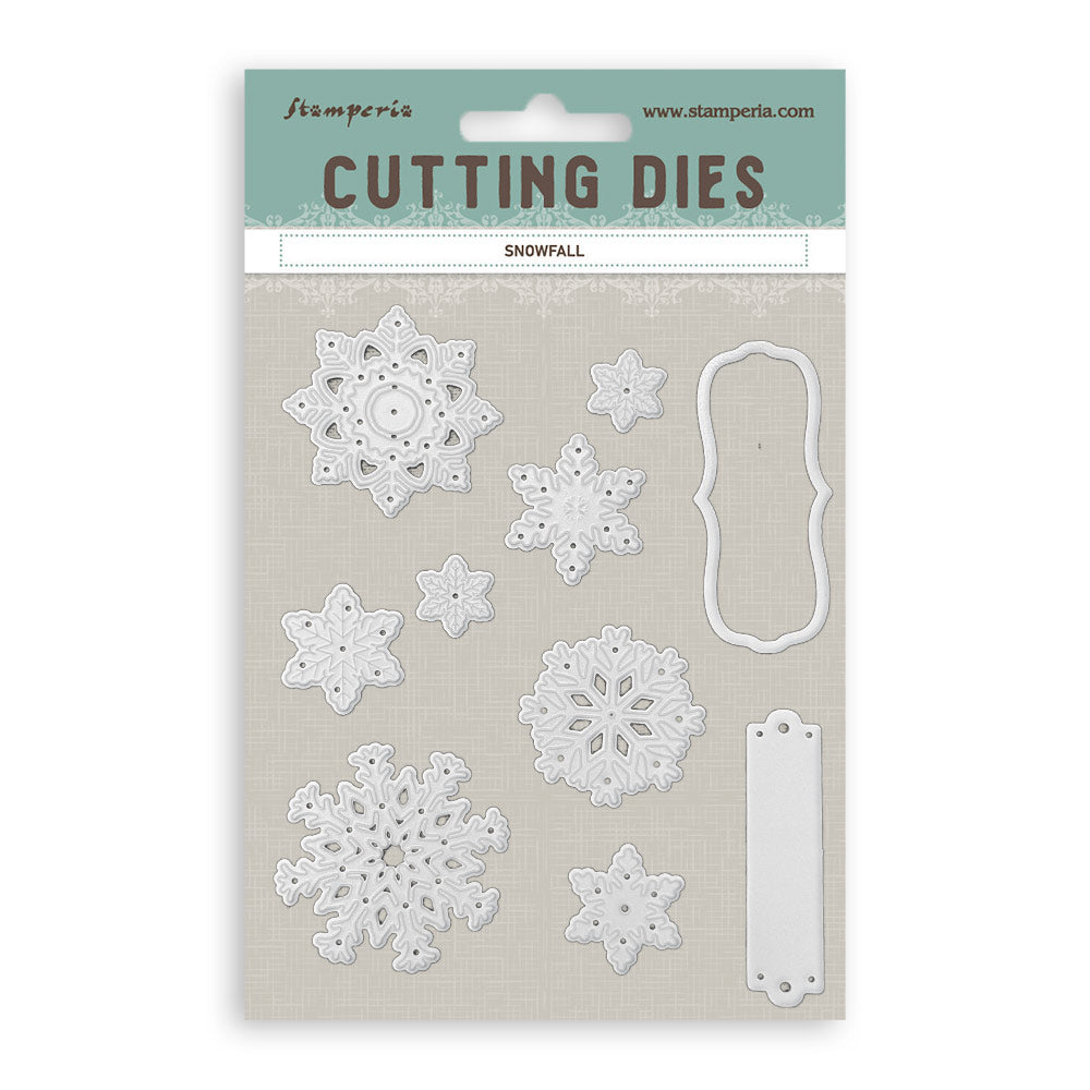 Cutting dies A6 Christmas Fiocchi di neve