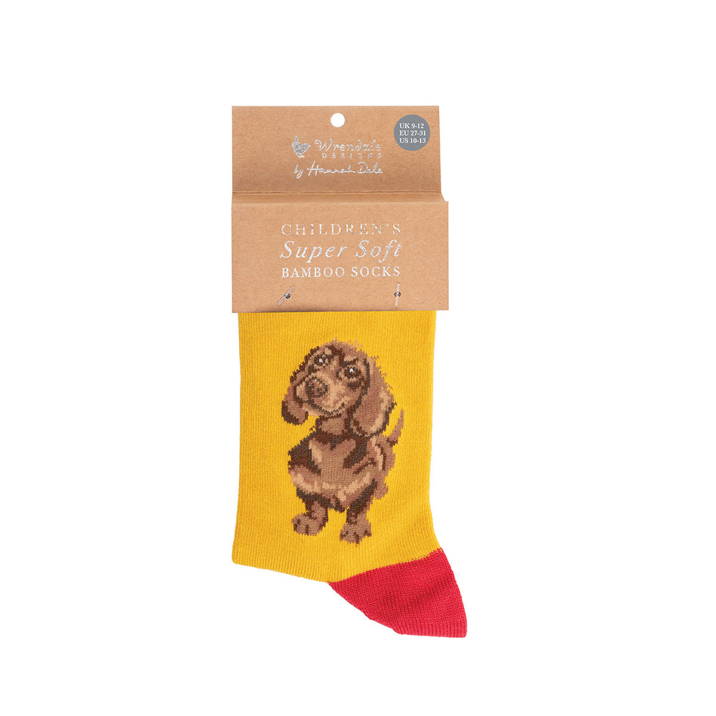Calzine super soffici -bambino/a- 'Little one'- bassotto Taglia EU 27-31
