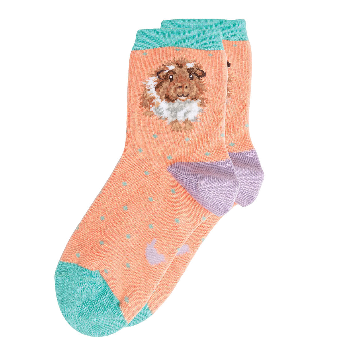 Calzine super soffici -bambino/a- 'grinny pig' porcellino della Guinea -Taglia EU 27-31