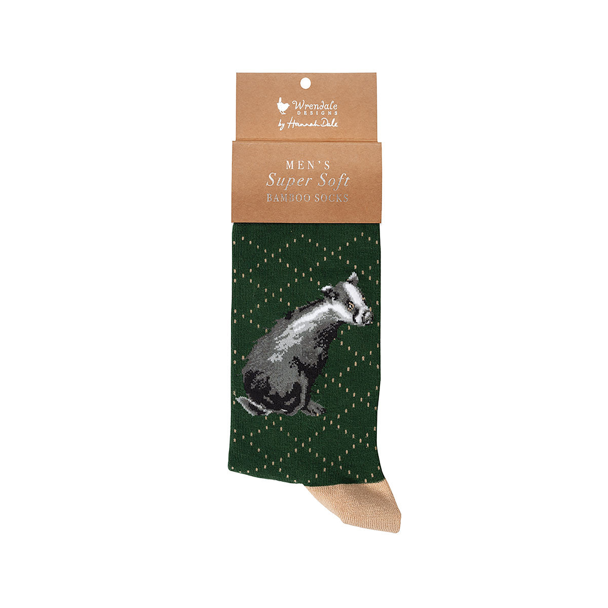 Calzini super soffici -uomo- 'The Country Gent' verdi, tasso