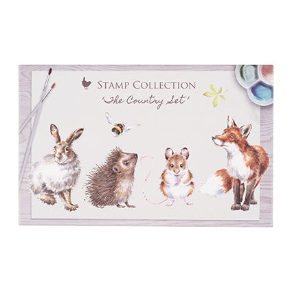 STAMP COLLECTION 'the country set' -  Set di timbri con animali di campagna