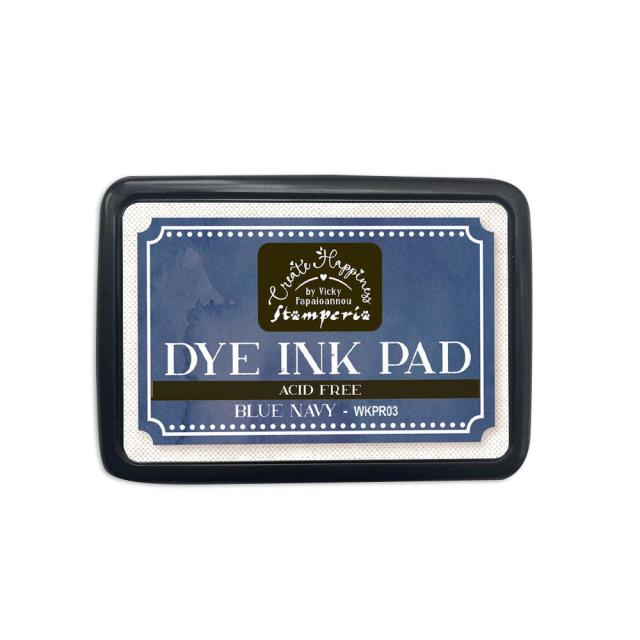 Dye ink pad Blu navy