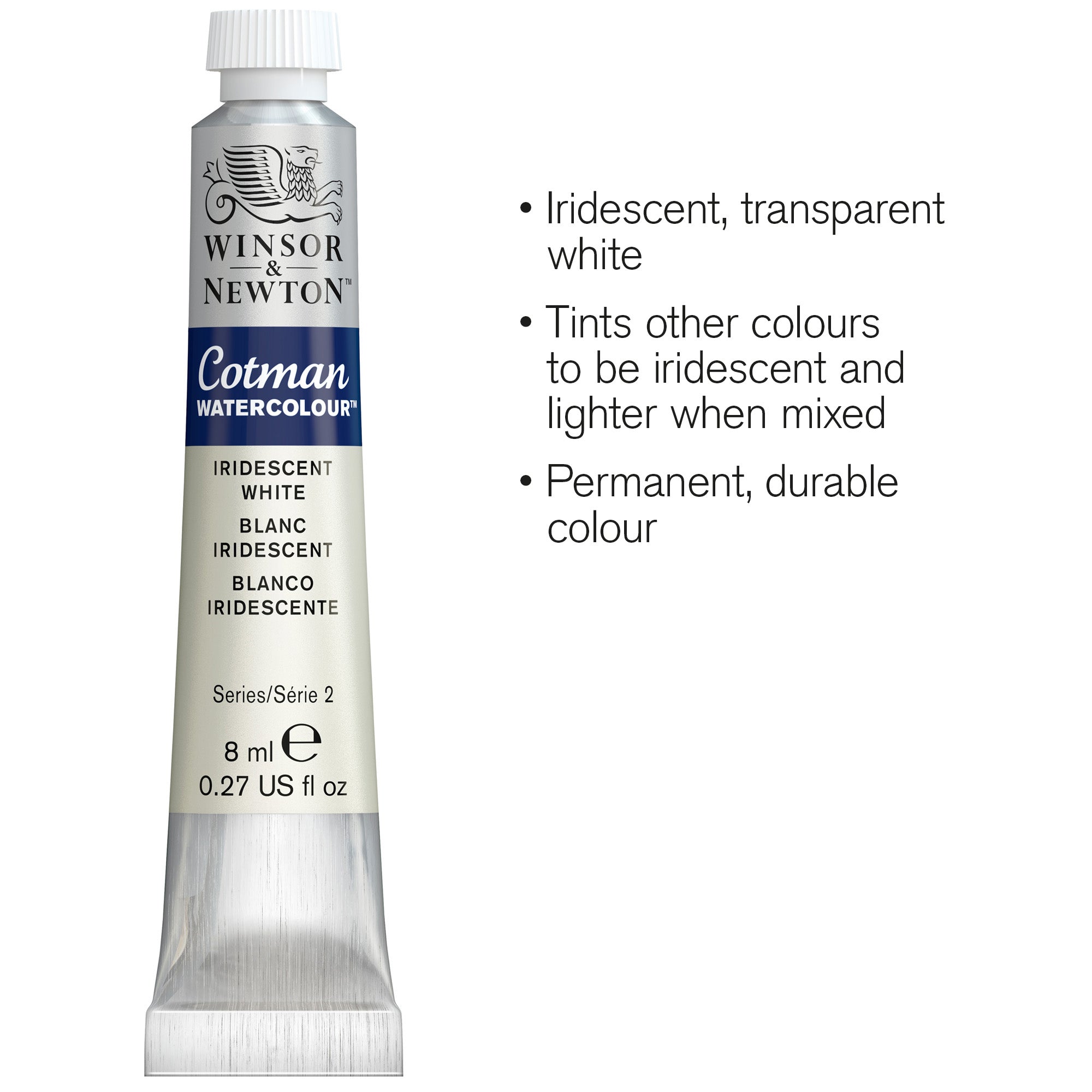 Acquerello Cotman 8ml Bianco Iridescente
