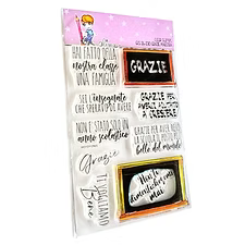 Clear stamp Grazie maestra n.230
