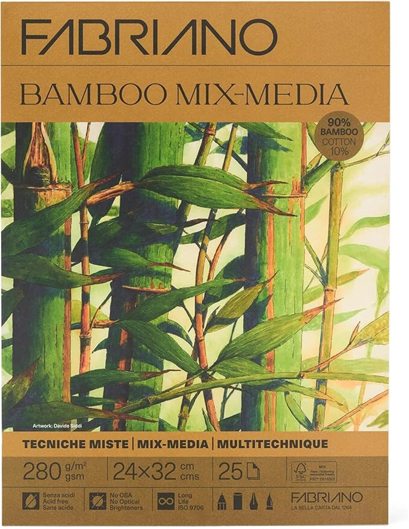 Album Bamboo mix media 24x32 280gr
