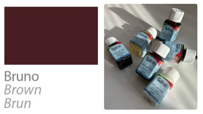 Divolo bruno n.7 Colore per vetro  - 50ml