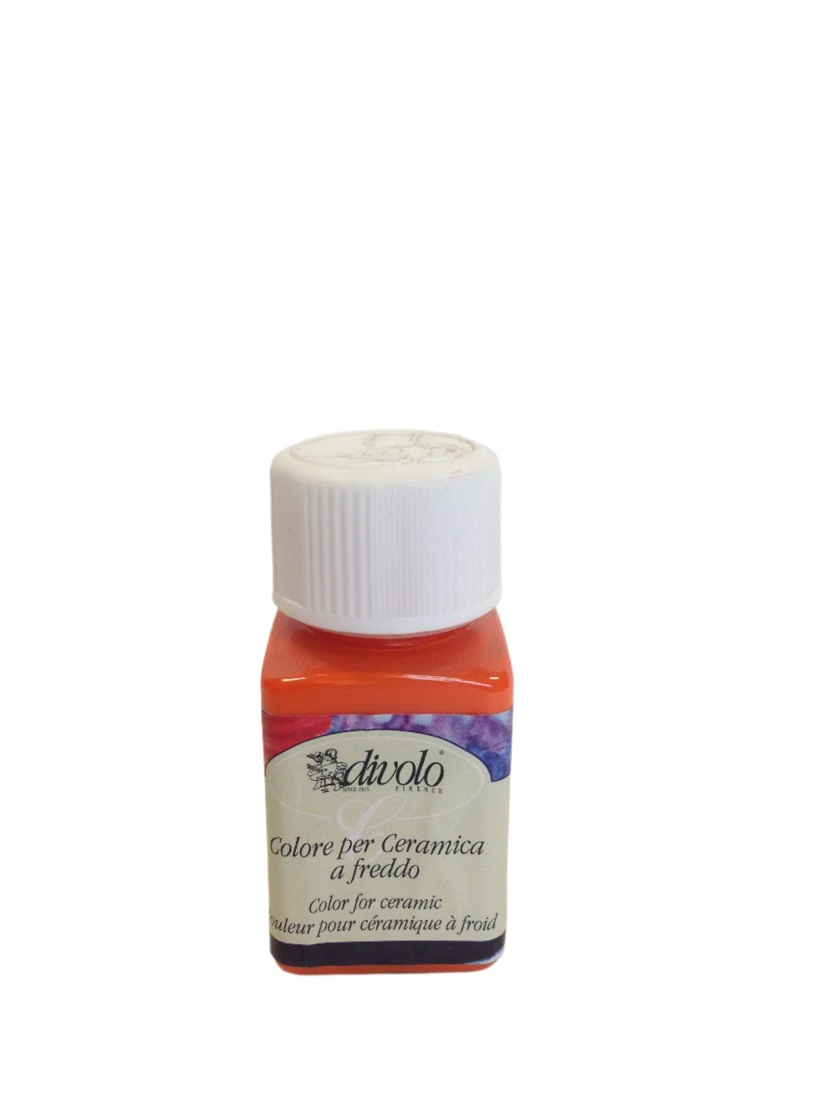 Divolo Arancio n.13 Colore per ceramica a freddo - 50ml