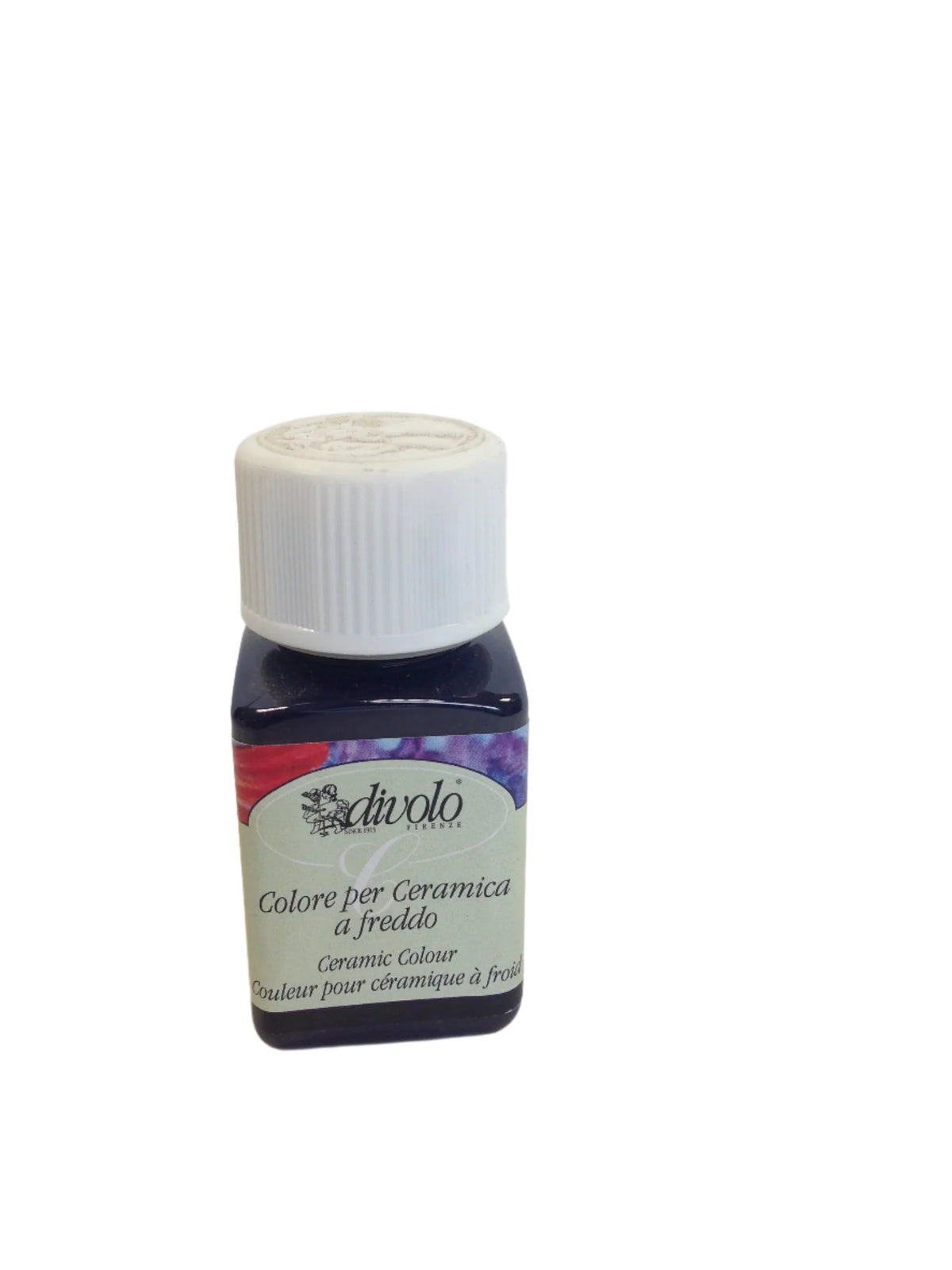 Divolo blu n.7 Colore per ceramica a freddo - 50ml