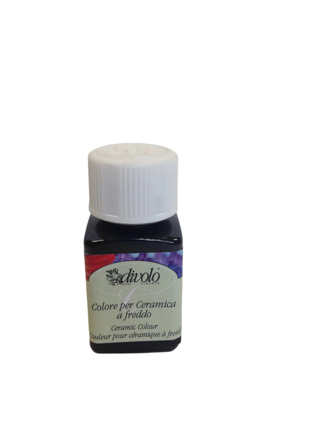 Divolo nero n.11 Colore per ceramica a freddo - 50ml