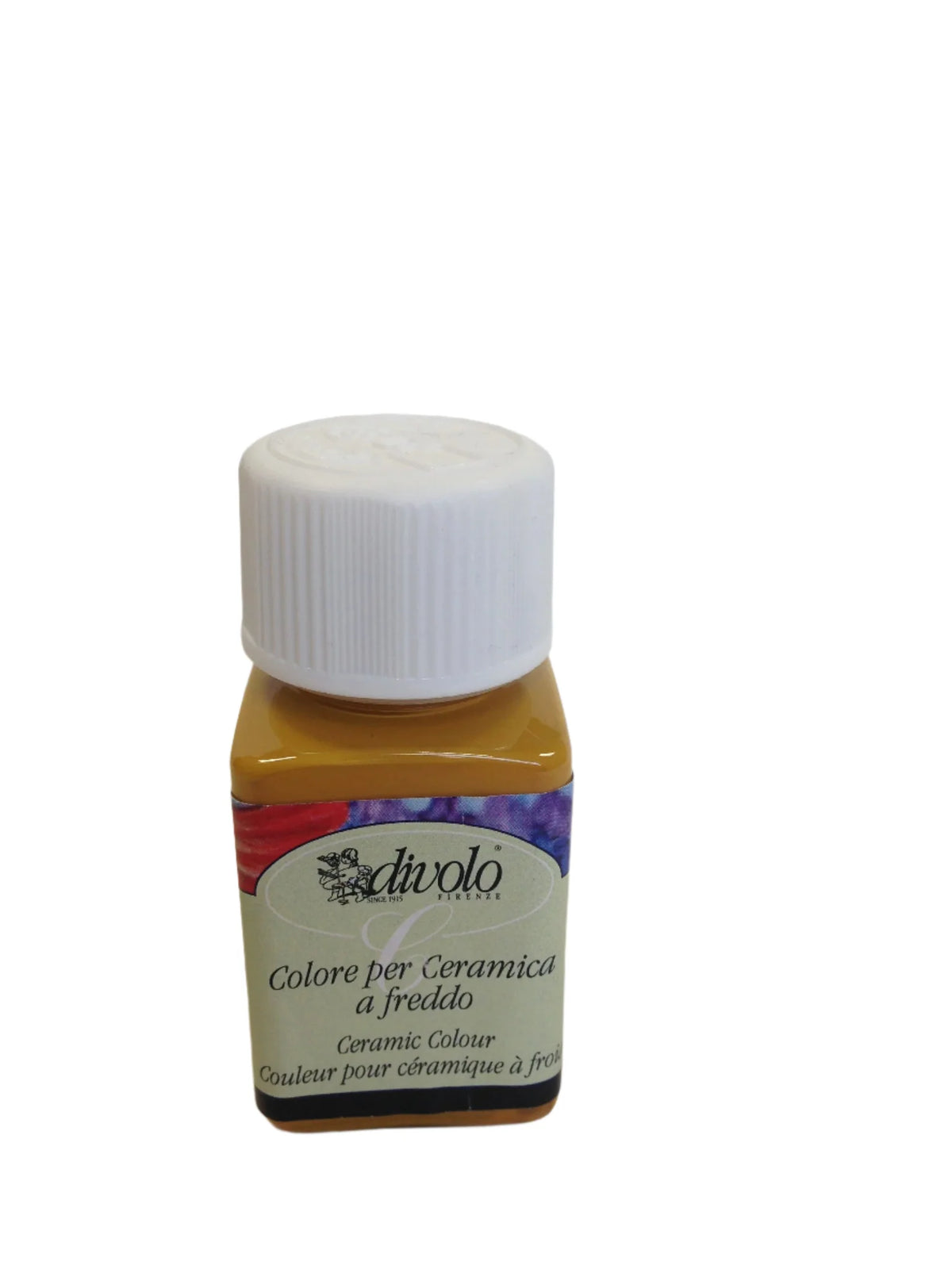 Divolo Ocra n.3 Colore per ceramica a freddo - 50ml