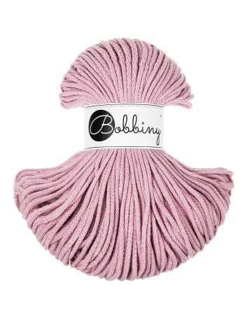 Bobbiny corda intrecciata 3mm Dusty rose 100m