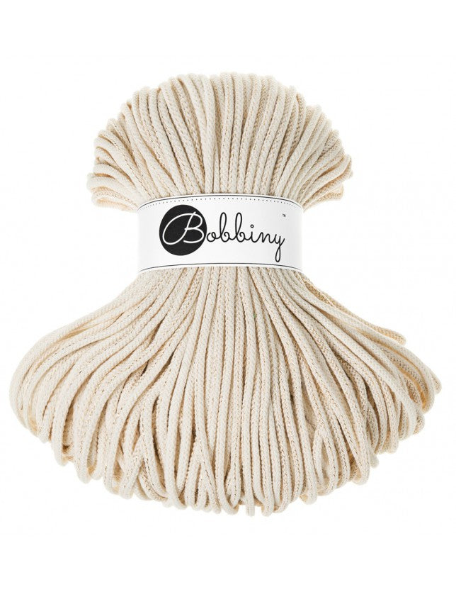 Bobbiny corda intrecciata 3mm Golden natural 100m