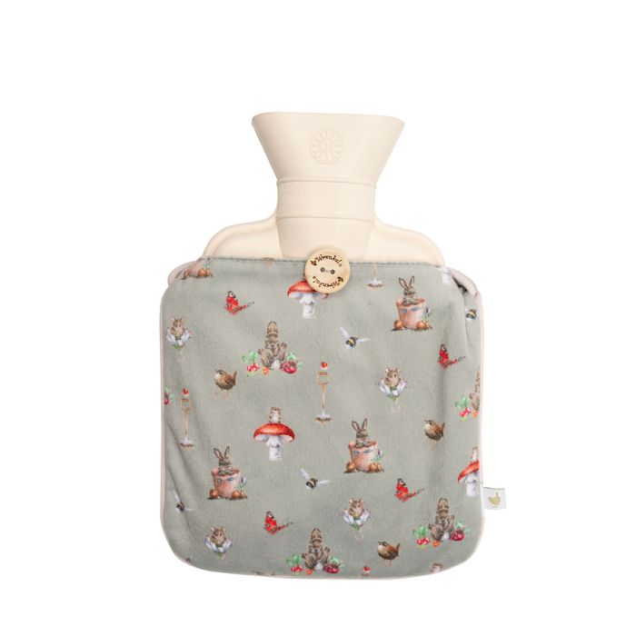 Borsa per l'acqua calda 'Garden Friends' - Scricciolo e piccoli animaletti