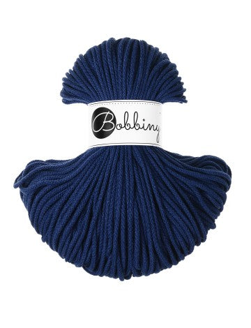 Bobbiny corda intrecciata 3mm Ink blue 100m