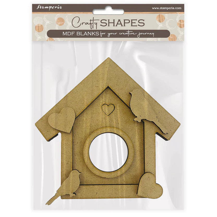 Crafty shapes casetta uccellino