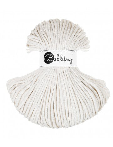 Bobbiny corda intrecciata 3mm Bianco 100m