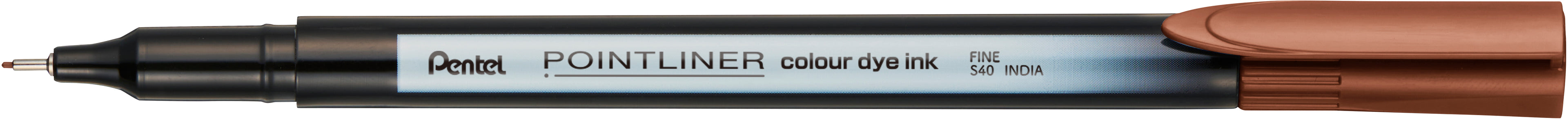 Pointliner colour dye ink walnut brown
