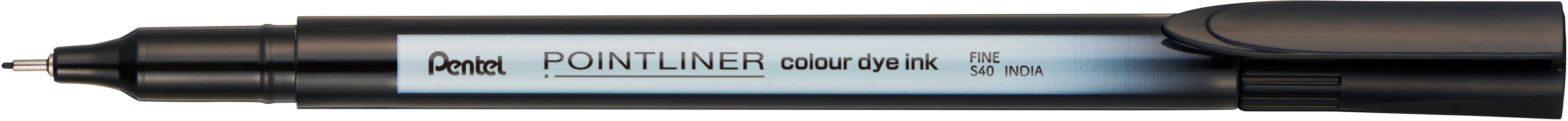Pointliner colour dye ink Black