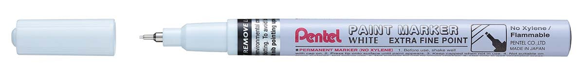 Marker permanente punta fine Amiko bianco