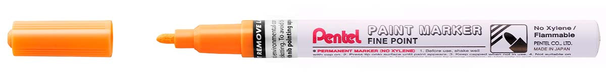 Pennarello a vernice punta fine Amiko ARANCIONE - Pentel