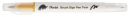 Pennarello Brush sign pen Twin Giallo Ocra T123