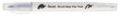 Pennarello Brush sign pen Twin Silver grey T126