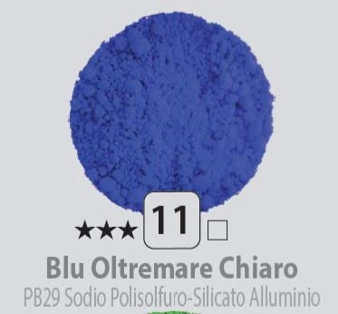 Divolo Blu oltremare chiaro n. Pigmenti in polvere -125ml