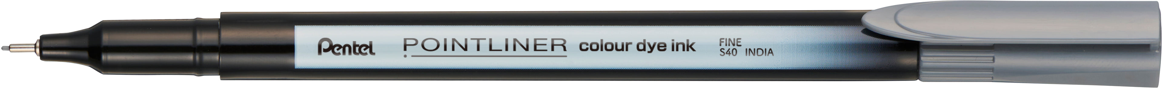 Pointliner colour dye ink grey