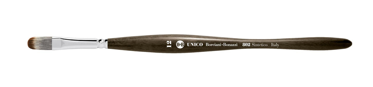 B-B Pennello  -802 Unico- n.2 lingua di gatto sintetico Mongoose Manico Bilanciato