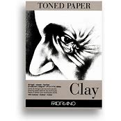 Toned paper Clay Fabriano A4 120g.
