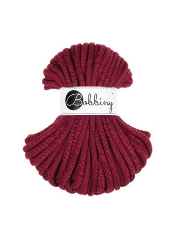 Bobbiny corda intrecciata 9mm Wine red 30m