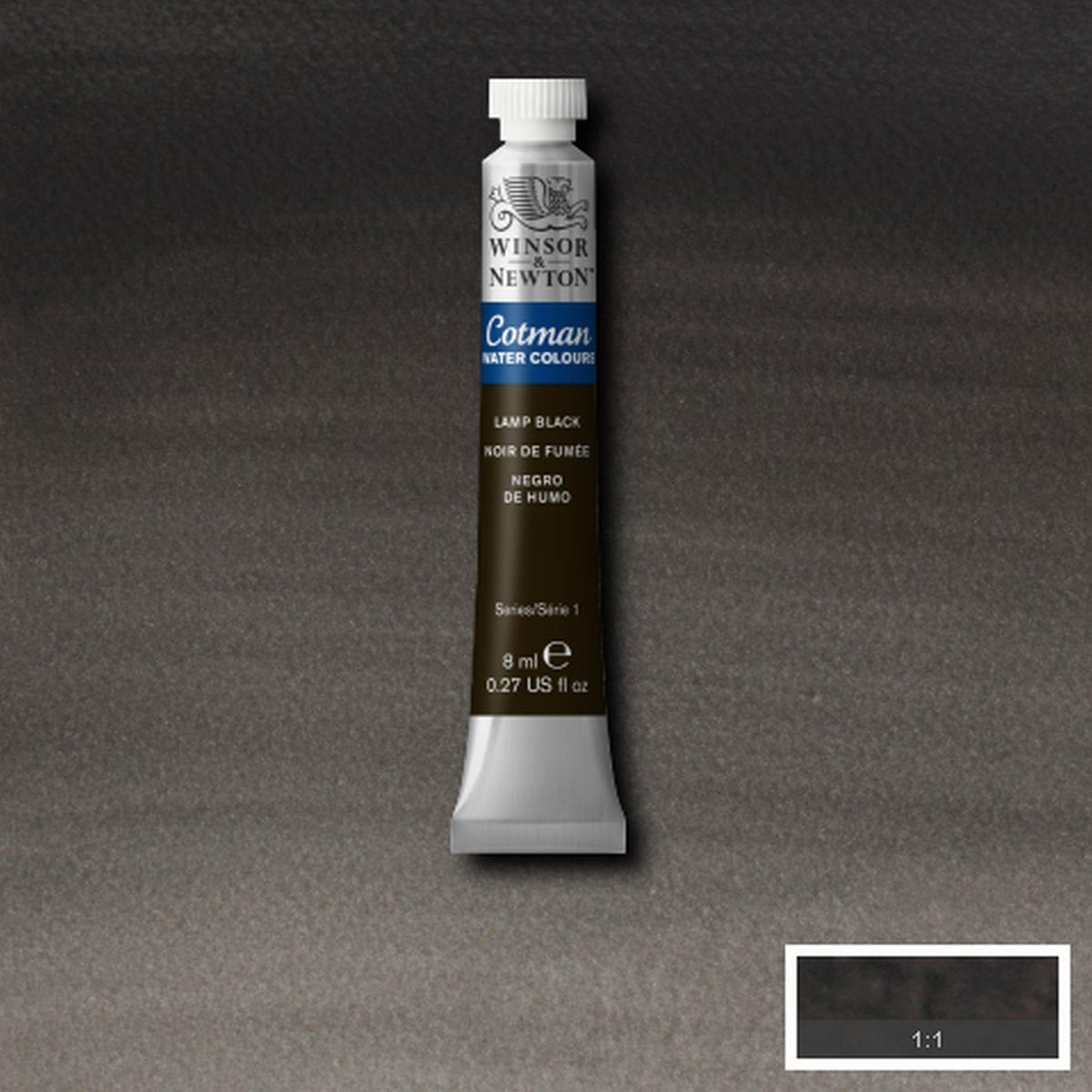 Acquerello Cotman 8ml Lamp Black